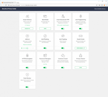 Avast Secure Browser скриншот № 1
