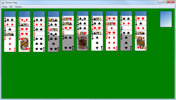 Пасьянс Паук скриншот № 1