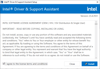 Intel Driver & Support Assistant скриншот № 1