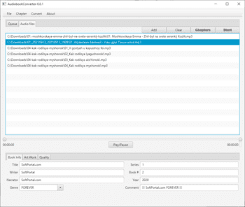 AudioBookConverter скриншот № 1