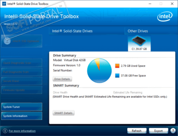 Intel SSD Toolbox скриншот № 1