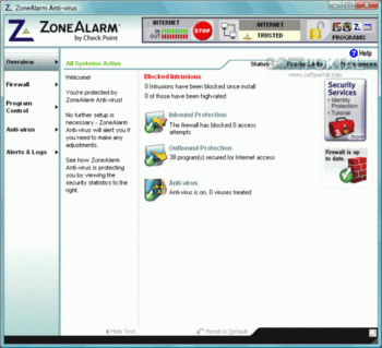 zone alarm pro 2006