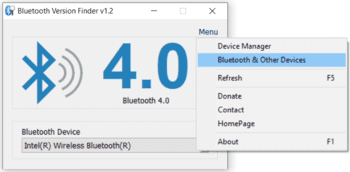 Bluetooth Version Finder скриншот № 1