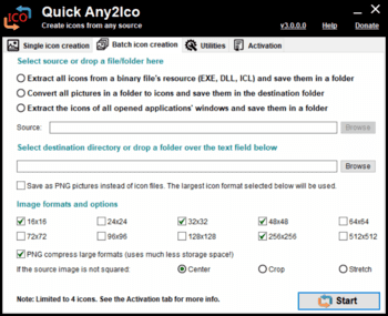 Quick Any2Ico скриншот № 1