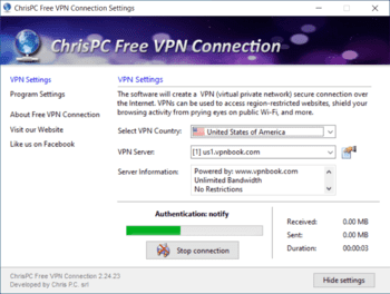 ChrisPC Free VPN Connection 4.06.15 for ios instal