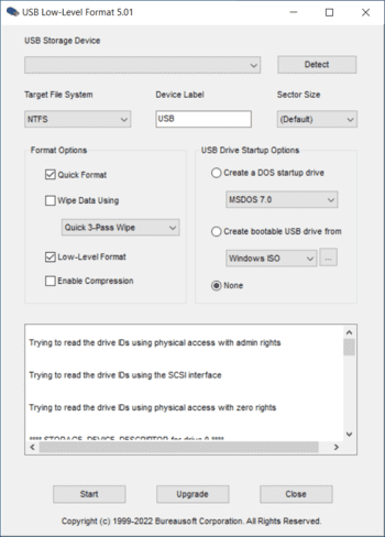 USB Low-Level Format скриншот № 1