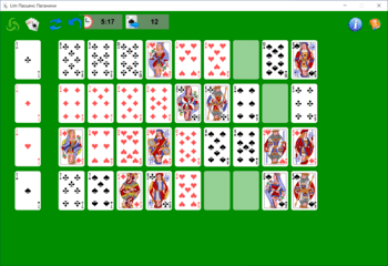 Пасьянс Паганини скриншот № 1