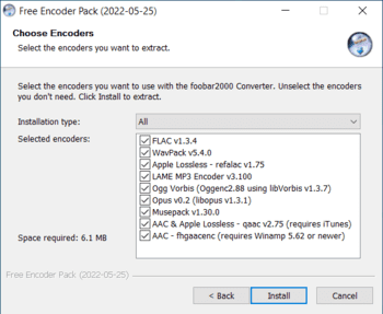 instal the new version for mac Free Encoder Pack