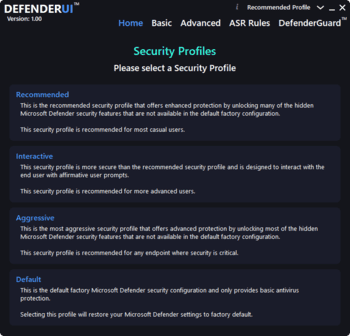 download the new for android DefenderUI 1.12