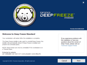 Deep Freeze скриншот № 1