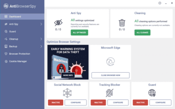 AntiBrowserSpy скриншот № 1