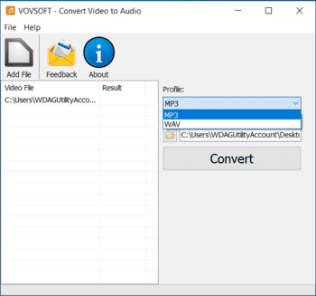 Convert Video to Audio скриншот № 1