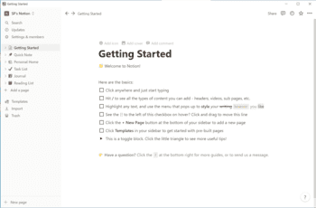 Notion скриншот № 1