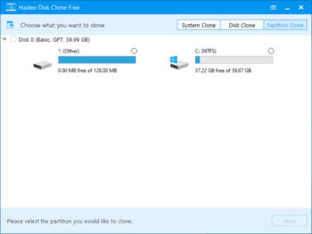 Hasleo Disk Clone скриншот № 1