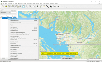 ExpertGPS скриншот № 1