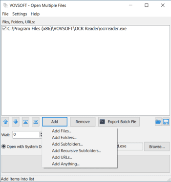 Open Multiple Files скриншот № 1