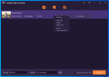 TunesKit Video Converter скриншот № 1