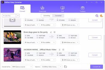 Hitpaw Video Converter скриншот № 1