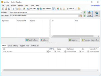 Cyotek WebCopy скриншот № 1