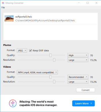 iMazing Converter скриншот № 1