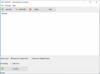 Spreadsheet Combiner скриншот № 1