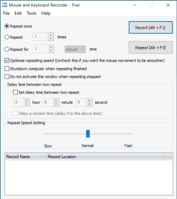 Mouse and Keyboard Recorder скриншот № 1