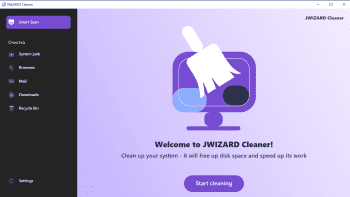 JWIZARD Cleaner скриншот № 1