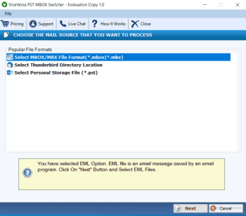 PST MBOX Switcher скриншот № 1