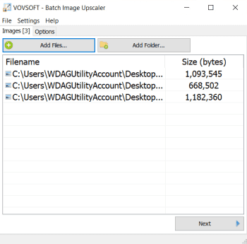 Batch Image Upscaler скриншот № 1