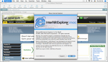 new version of internet explorer for mac